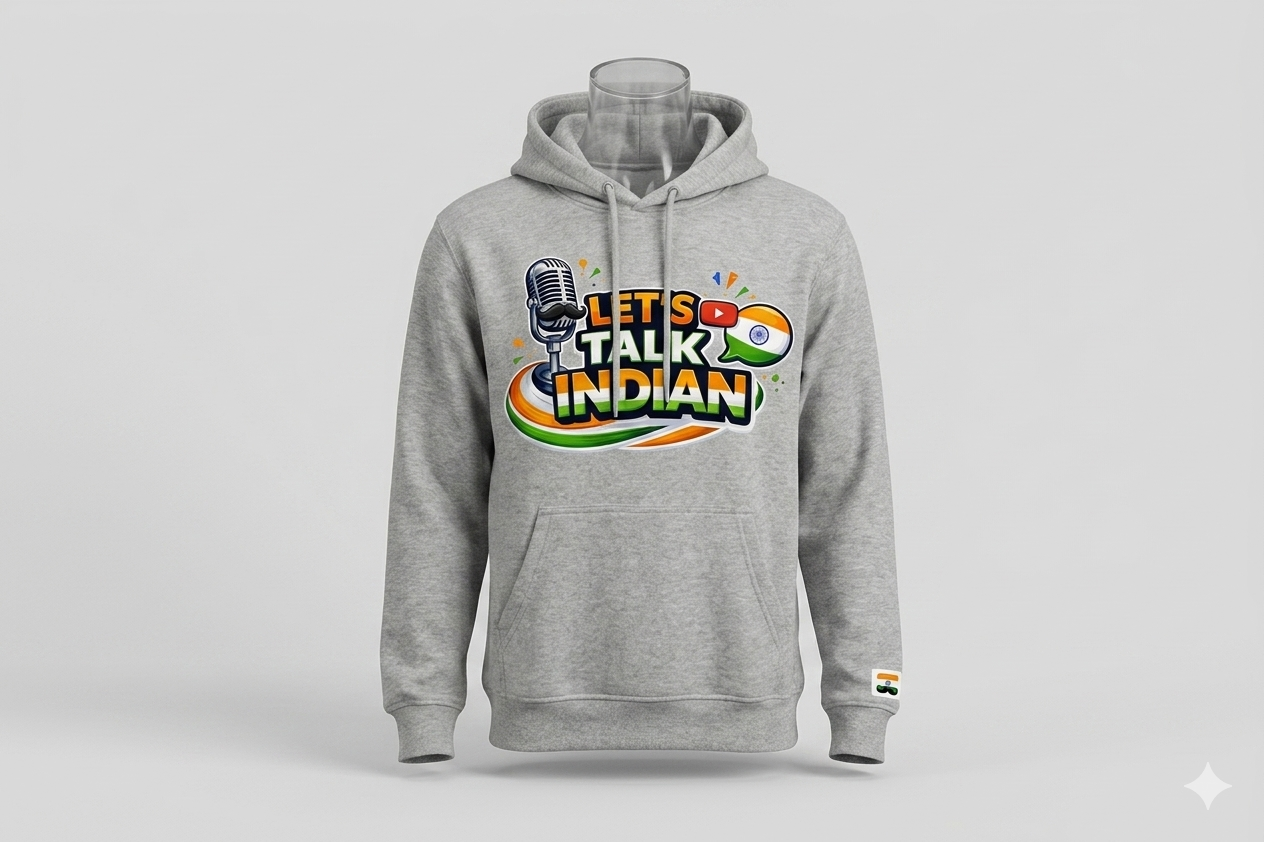 Let's Talk Indian Hoodie