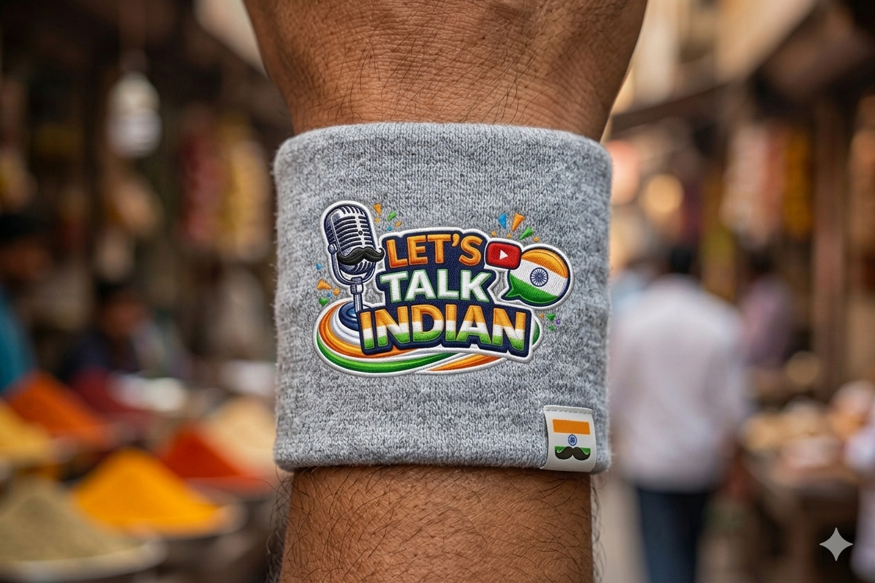 Let's Talk Indian Wrist Bands- Grey